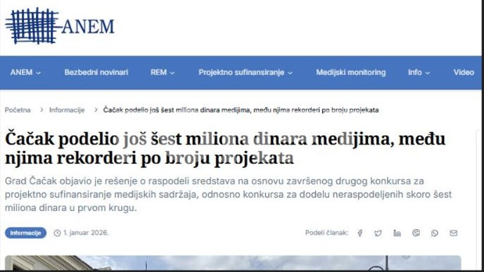 Dodatnih šest miliona